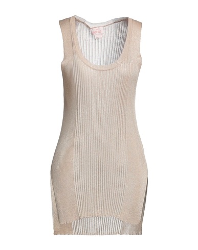 NOCOLD Canotta Beige 47% Viscosa, 41% Poliestere, 12% Fibra di metallo