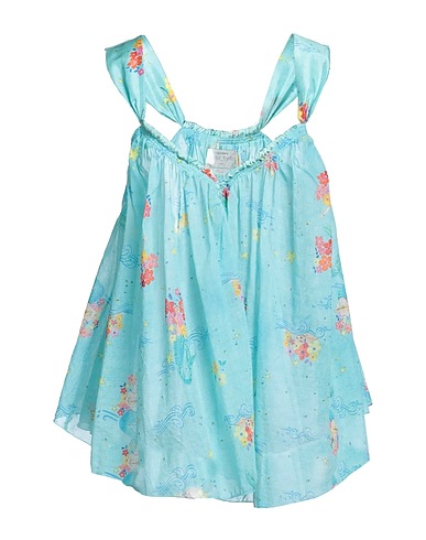 FORTE_FORTE Top Turquoise 73% Cotton, 27% Silk
