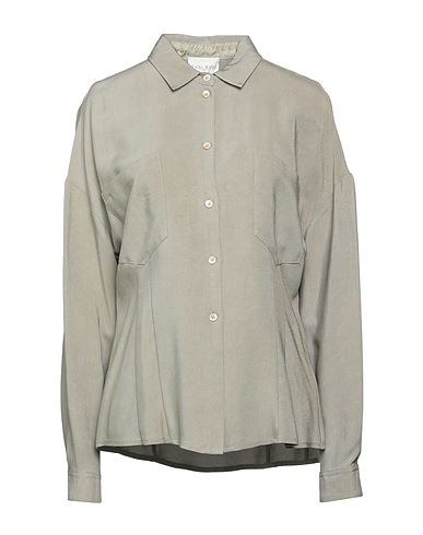 FORTE_FORTE Solid colour shirts & blouses Sage green 100% Cupro