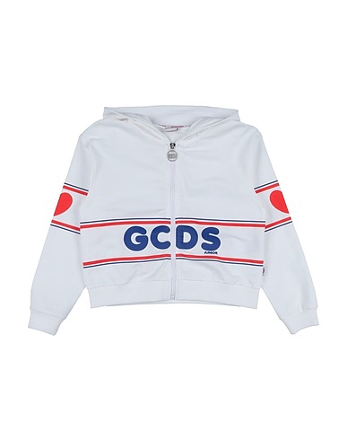 GCDS MINI Felpa Bianco 95% Cotone, 5% Elastan