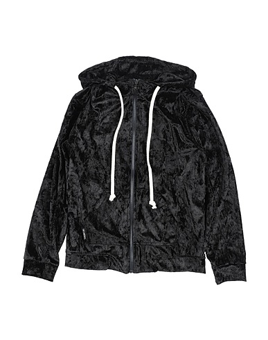 LUXURY LAB Milano Sweatshirt Black 94% Polyester, 6% Elastane