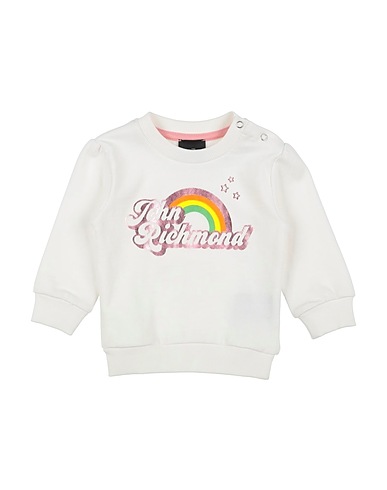 JOHN RICHMOND Sweatshirt Ivory 100% Cotton