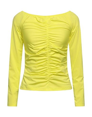 SEMICOUTURE T-shirt Lime green 83% Polyamide, 17% Elastane
