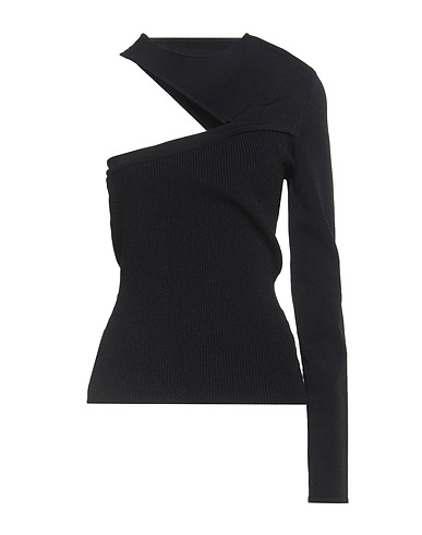 GAUGE81 One-shoulder top Black 83% Rayon, 17% Meryl® Elite