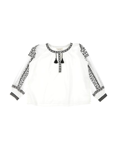 TWINSET Top White 100% Cotton, Polyester