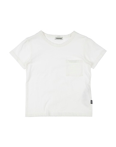 PLEASE T-shirt White 100% Cotton