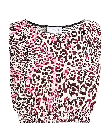 GAëLLE Paris Top White 88% Polyester, 12% Elastane