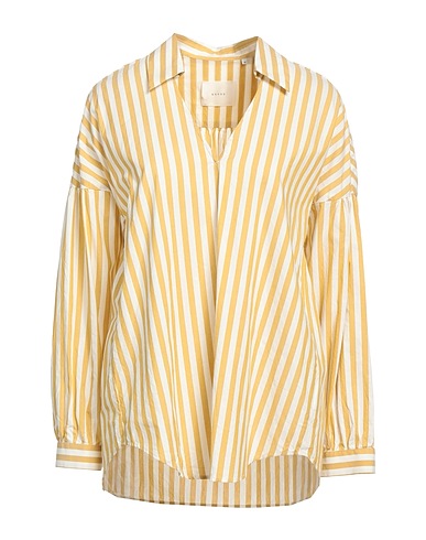 XACUS Striped shirt Marigold 100% Cotton