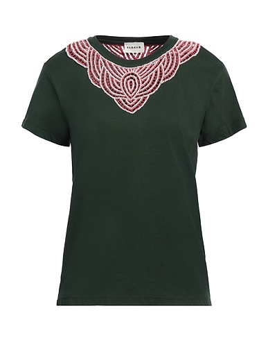 P.A.R.O.S.H. T-shirt Dark green 100% Cotton