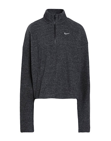 NIKE Sweatshirt Nike Therma-FIT Women's 1/2-Zip Top Grey 60% Cotton, 40% Polyester