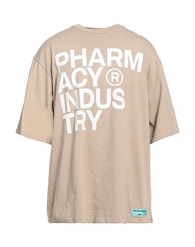 PHARMACY INDUSTRY T-Shirt Beige 100% Baumwolle
