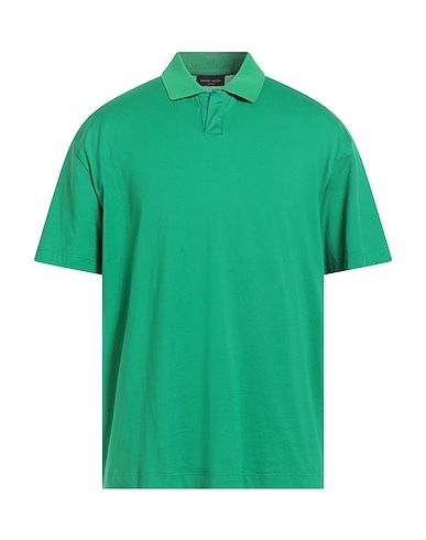 ROBERTO COLLINA Polo Verde 100% Cotone
