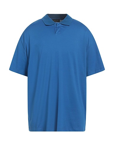 ROBERTO COLLINA Polo Blu 100% Cotone