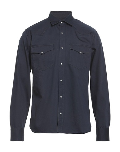 XACUS Denim shirt Midnight blue 100% Cotton