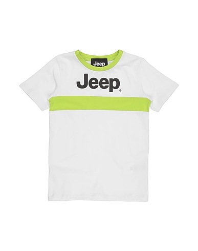 JEEP T-shirt White 95% Cotton, 5% Other Fibres