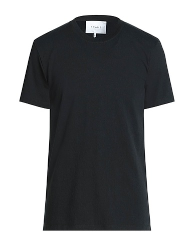 FRAME Basic T-shirt Black 100% Cotton