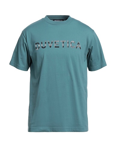 DUVETICA Ｔシャツ パステルブルー コットン 100%