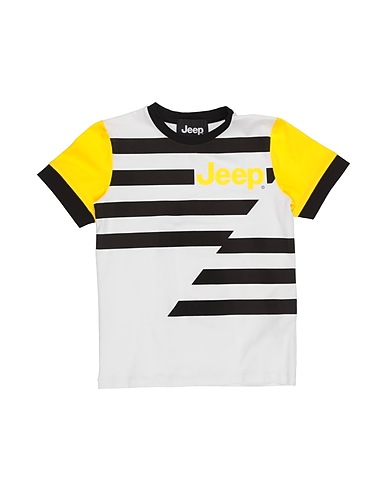 JEEP T-shirt Bianco 95% Cotone, 5% Altre Fibre