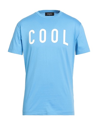 DSQUARED2 T-Shirt Azurblau 100% Baumwolle