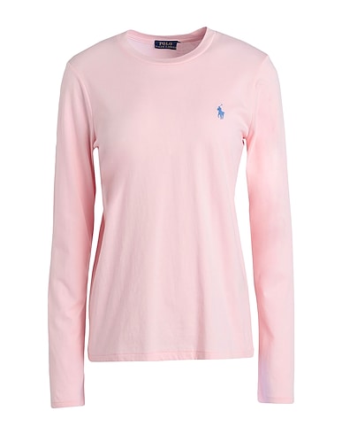 POLO RALPH LAUREN Basic T-shirt Light pink 100% Cotton