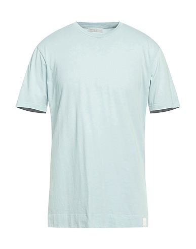 DANIELE FIESOLI Basic T-shirt Sky blue 100% Cotton