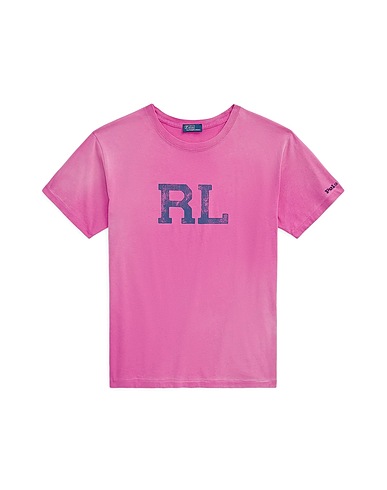 POLO RALPH LAUREN T-shirt RL LOGO JERSEY TEE
 Purple 100% Cotton