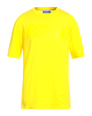 MOSCHINO T-shirt Yellow 100% Organic cotton
