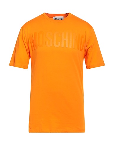 MOSCHINO T-shirt Orange 100% Organic cotton