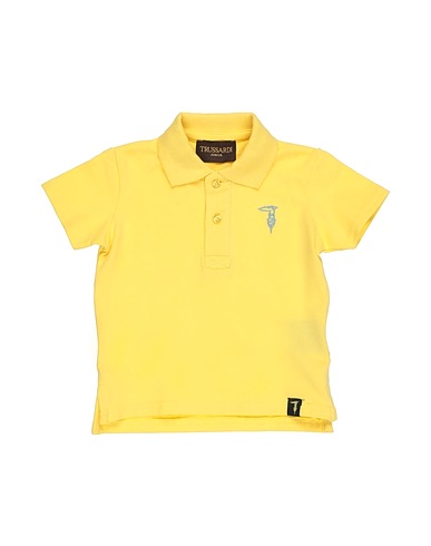 TRUSSARDI JUNIOR Polo Giallo 100% Cotone