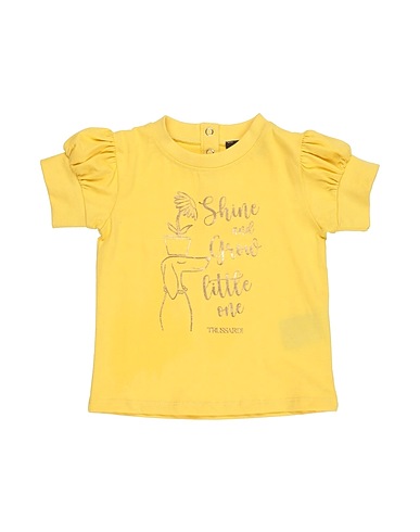 TRUSSARDI JUNIOR T-shirt Yellow 100% Cotton