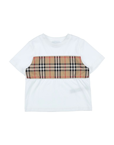 BURBERRY T-shirt White 100% Cotton, Elastane