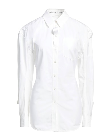 ALEXANDER WANG Solid colour shirts & blouses White 100% Cotton