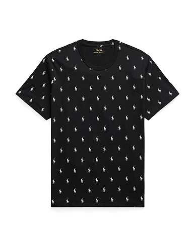 POLO RALPH LAUREN T-shirt Black 100% Cotton