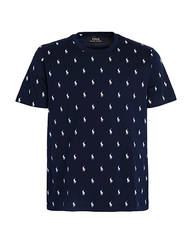 POLO RALPH LAUREN T-shirt Blu navy 100% Cotone