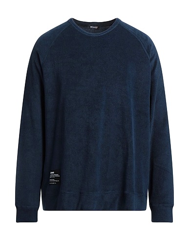 BLAUER. Sweatshirt Midnight blue 100% Cotton