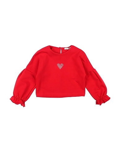 LAURA BIAGIOTTI DOLLS Sweatshirt Red 95% Cotton, 5% Elastane