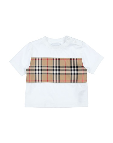 BURBERRY T-shirt White 100% Cotton, Elastane
