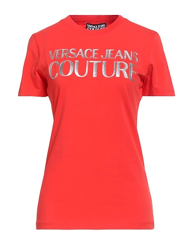 VERSACE JEANS COUTURE T-shirt Coral 100% Cotton
