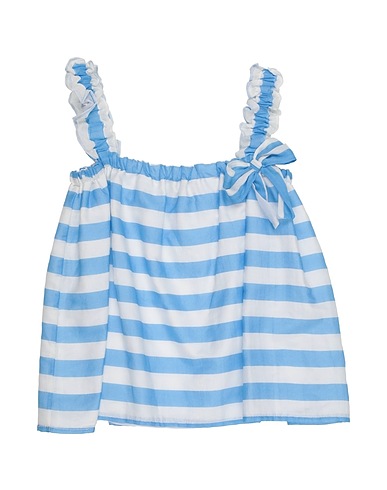 ALETTA Top Sky blue 65% Cotton, 35% Silk