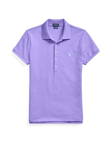 POLO RALPH LAUREN Polo shirt SLIM FIT STRETCH POLO SHIRT
 Mauve 97% Cotton, 3% Elastane