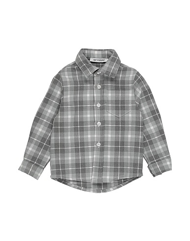 GF FERRE' Hemd mit Muster Grau 78% Polyester, 18% Viskose, 4% Elastan