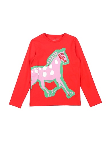 STELLA McCARTNEY KIDS T-shirt Κόκκινο 100% Βαμβάκι, Ελαστάνη