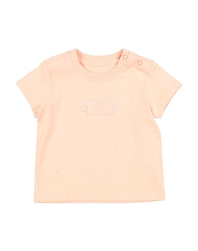 GUESS Футболка Лососево-розовый 100% Хлопок