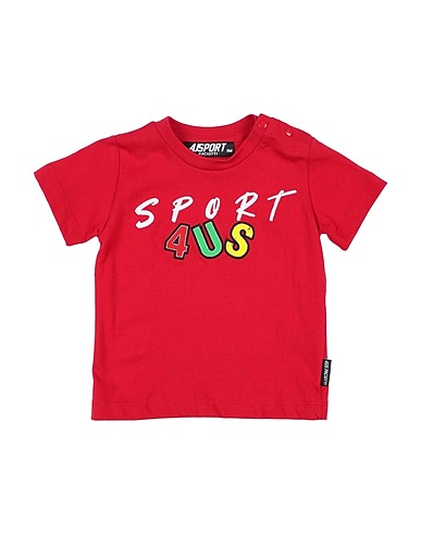 PACIOTTI 4US T-shirt Red 100% Cotton