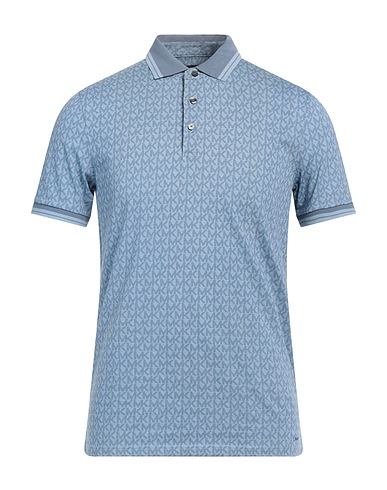 MICHAEL KORS MENS Polo shirt Sky blue 100% Cotton