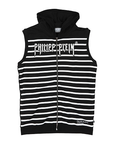 PHILIPP PLEIN Felpa Nero 95% Cotone, 5% Elastan