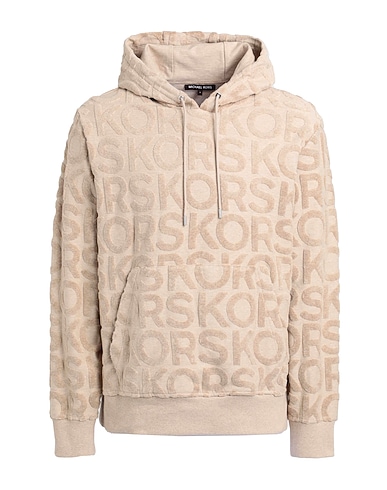 MICHAEL KORS MENS Hoodie Sand 80% Baumwolle, 20% Polyester