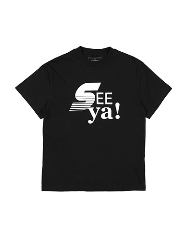 STELLA McCARTNEY KIDS T-shirt Black 100% Cotton, Elastane