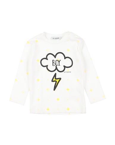 GF FERRE' T-shirt Ivory 95% Cotton, 5% Elastane