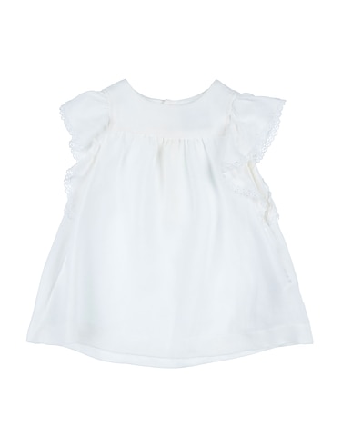 LE PETIT COCO Top White 84% Viscose, 16% Linen